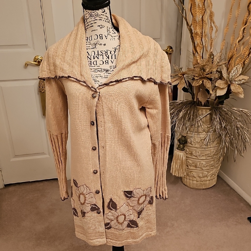 Storybook Knits Beige Cardigan